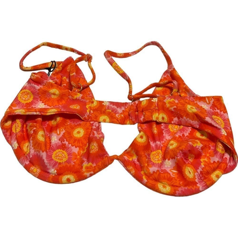 𝅺VDM Heidi Underwire Daisy Floral Bikini Top - Picture 4 of 5